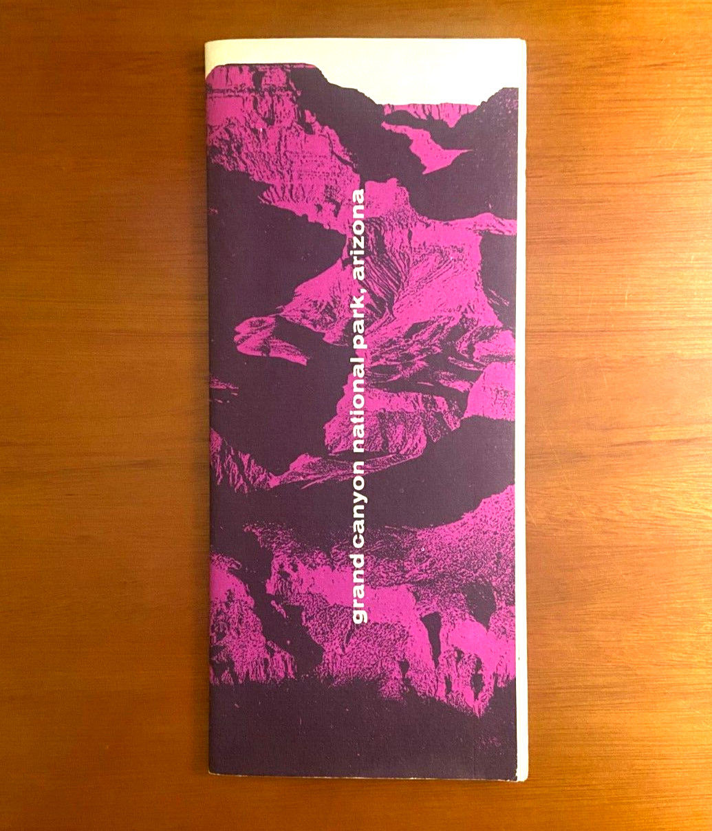 Vintage 1966 Grand Canyon National Park Arizona Map NPS Travel Brochure Tourism