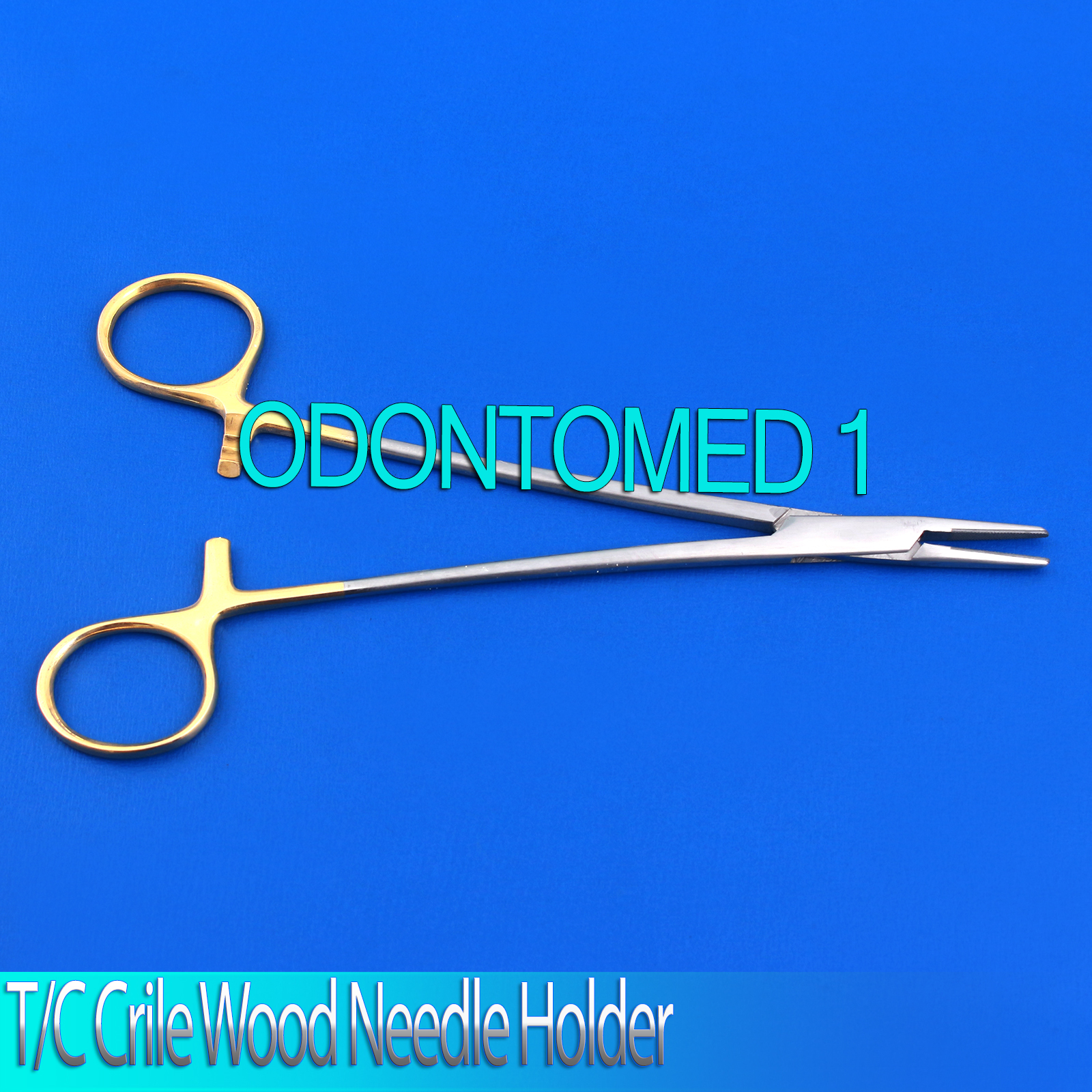 1pc TC Crile Wood Slim Needle holder 6" Dental Orthodontic Surgical Instrument