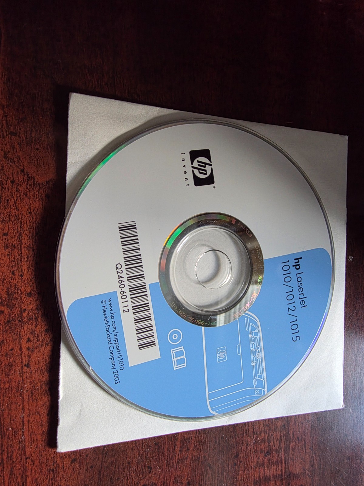Hp LaserJet 1010/1012/1015 Printer CD Free Shipping