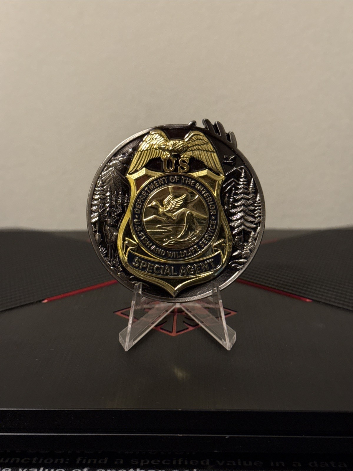 US Fish And Wildlife Challenge Coin