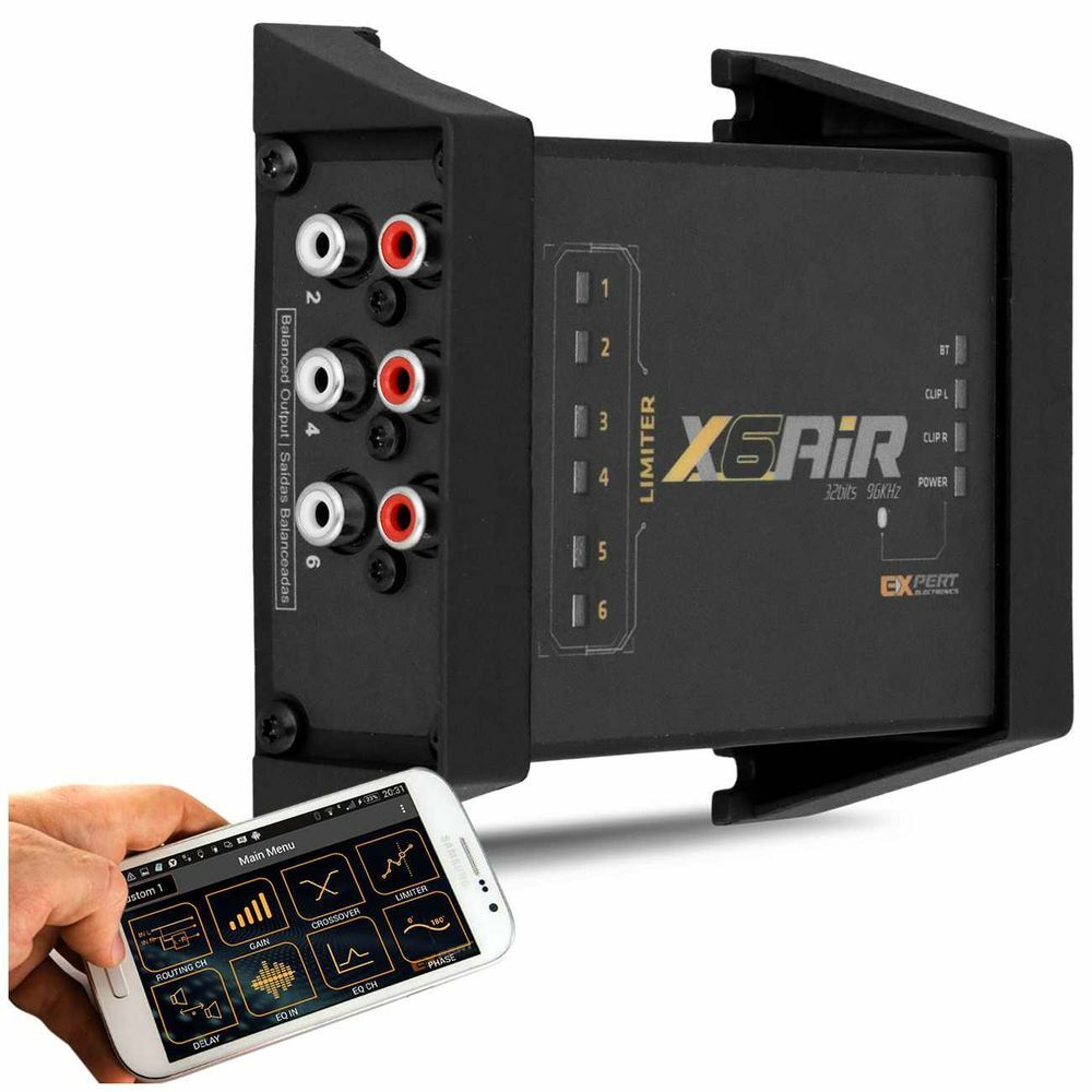 Expert Electronics X6 AiR Bluetooth Digital Audio Processor 32 bits 96KHz