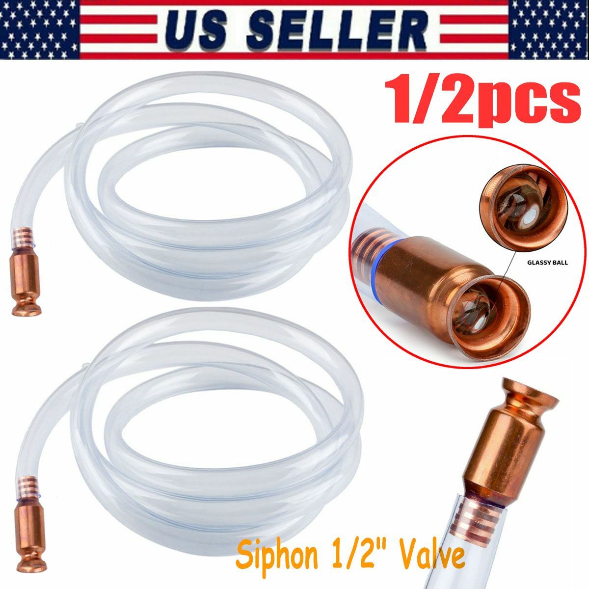 Self Priming Siphon Jiggler Hose Diesel Fuel Heating Oil Or Gas Boats Gas Water