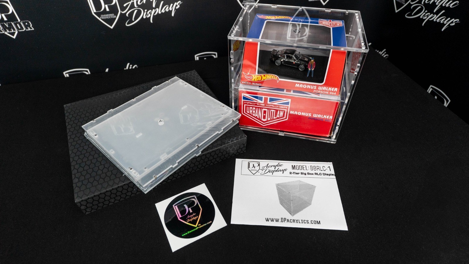 Diamond Protector Hot Wheels Big-Box RLC 2-Tier Acrylic Display (BBRLC-1)