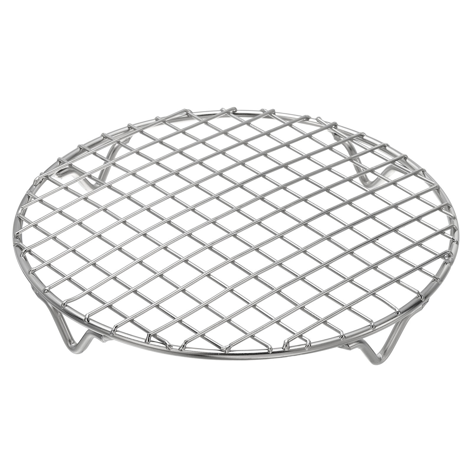 Round Cooking Rack 7.9 Inch Dia for Cooking Silver