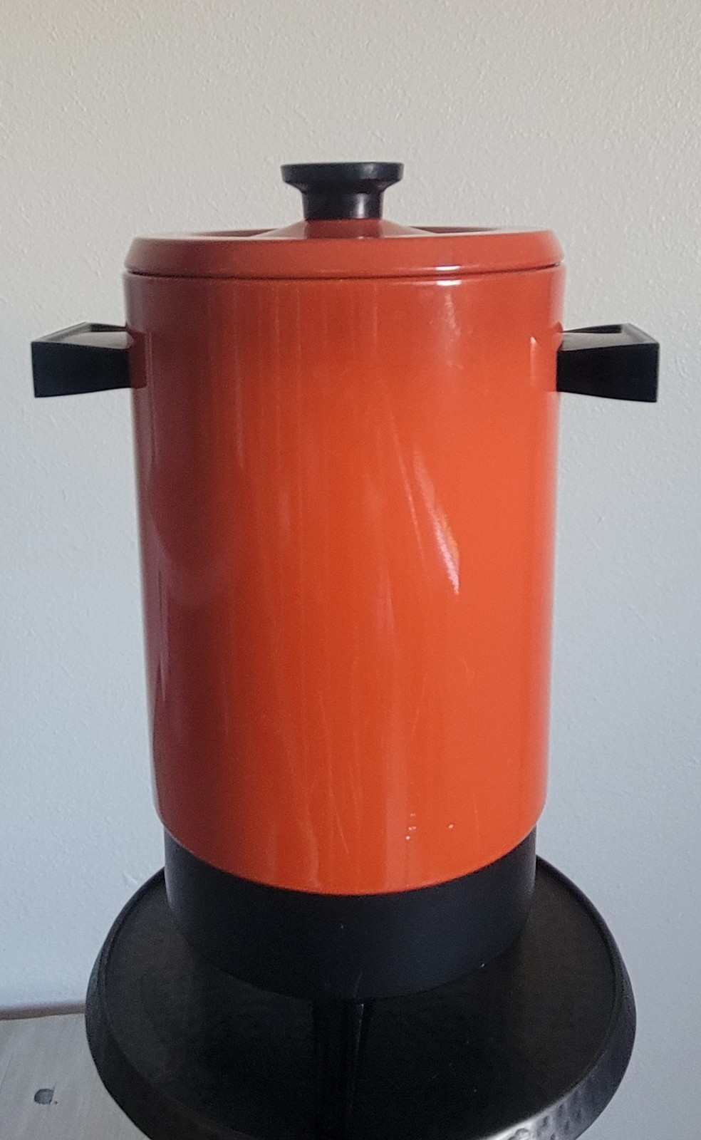 1972 Empire Burnt Orange Coffee Percolator