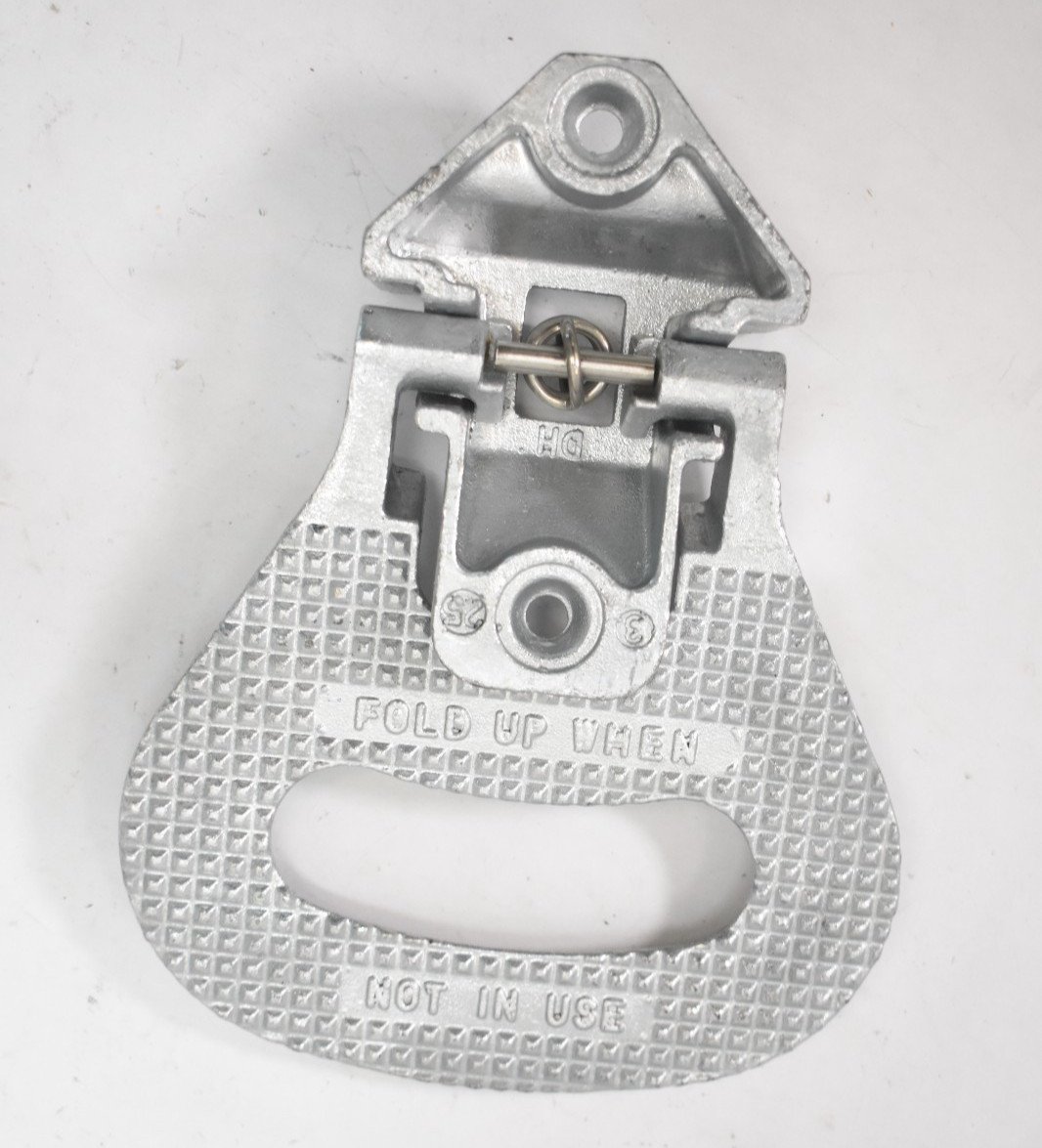 Semi Truck & Trailer Folding Step Large Heavy Duty Aluminum For Mack/Volvo/Etc
