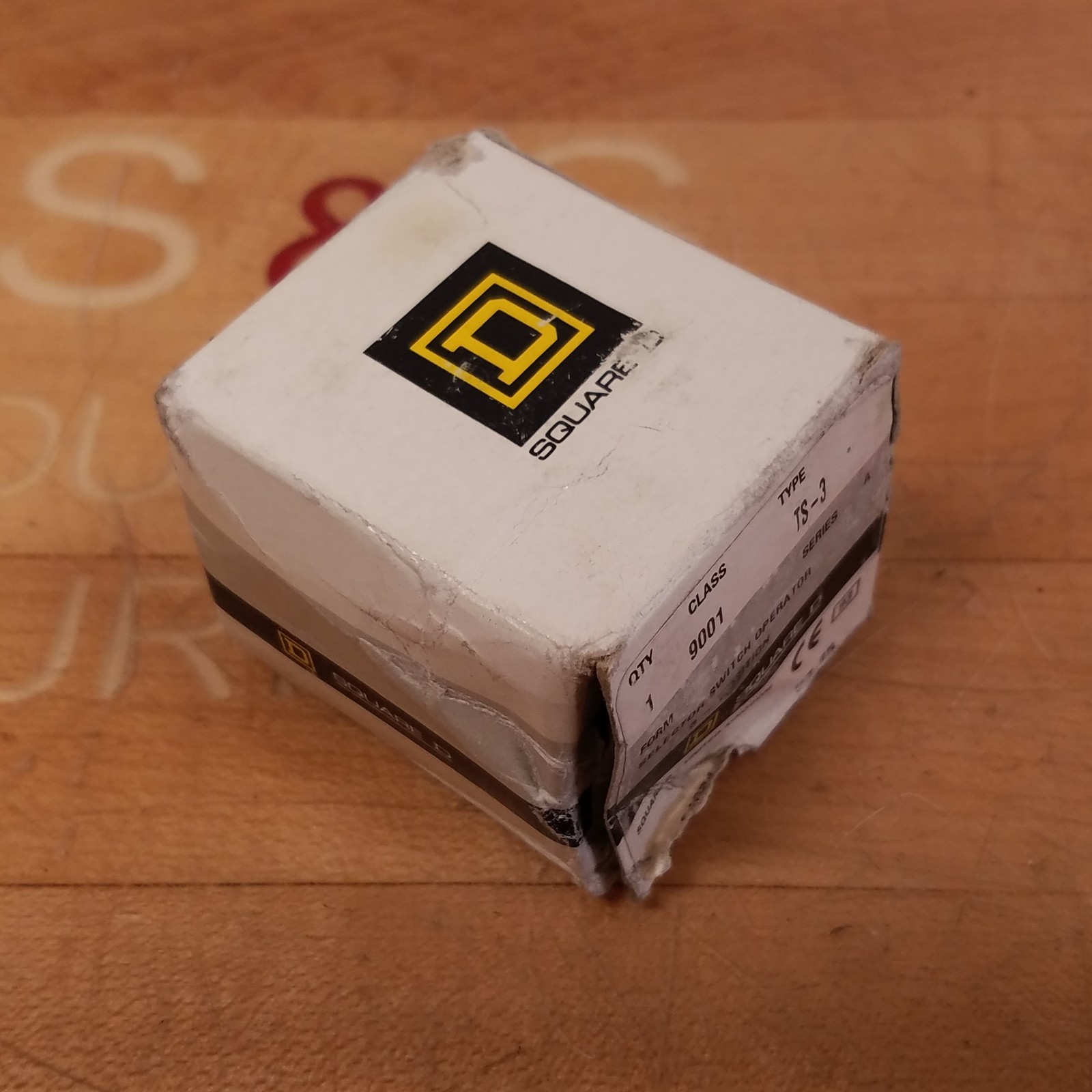 Square D 9001 TS-3 Series A Selector Switch Operator, 3 Position - NEW