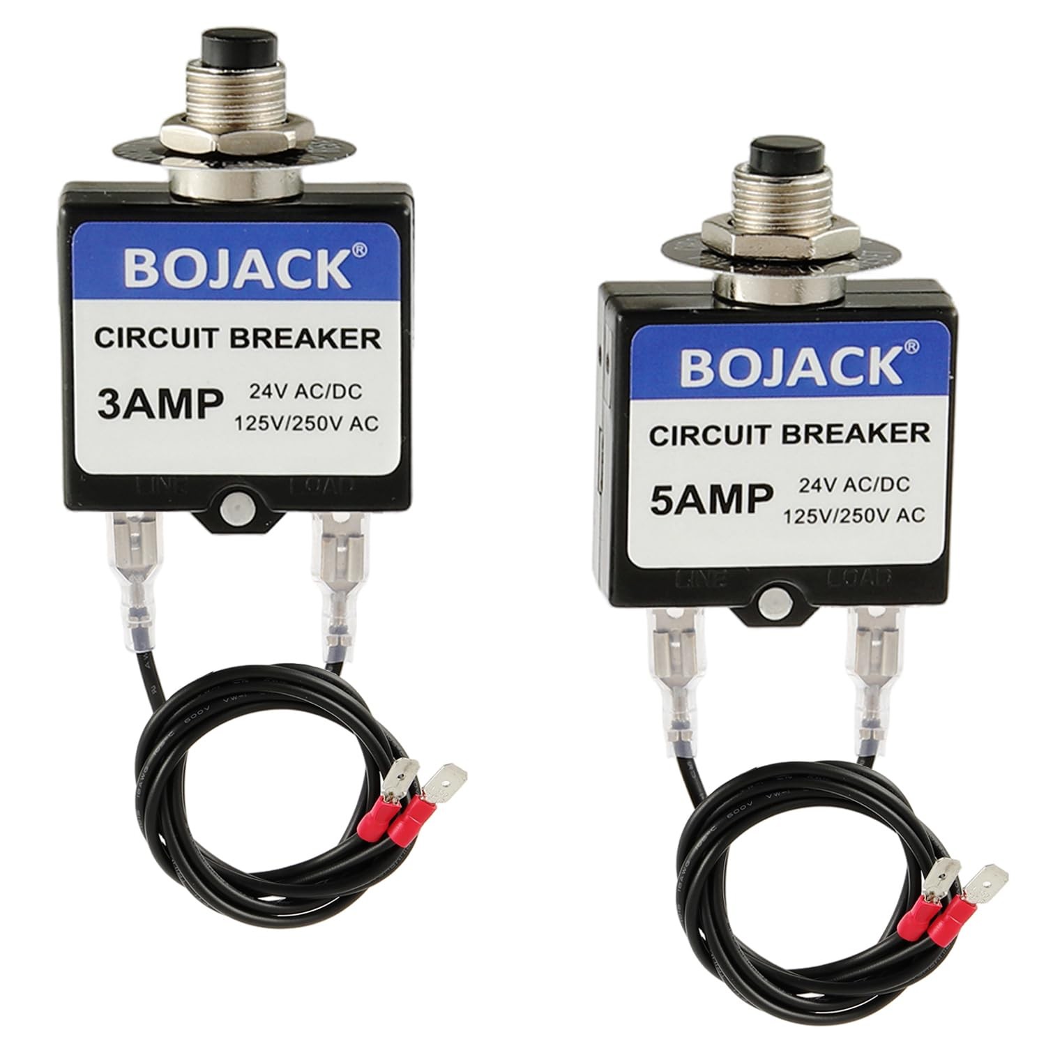 BOJACK 3 Amp 5 Resettable Fuse HVAC Tools Circuit Tester
