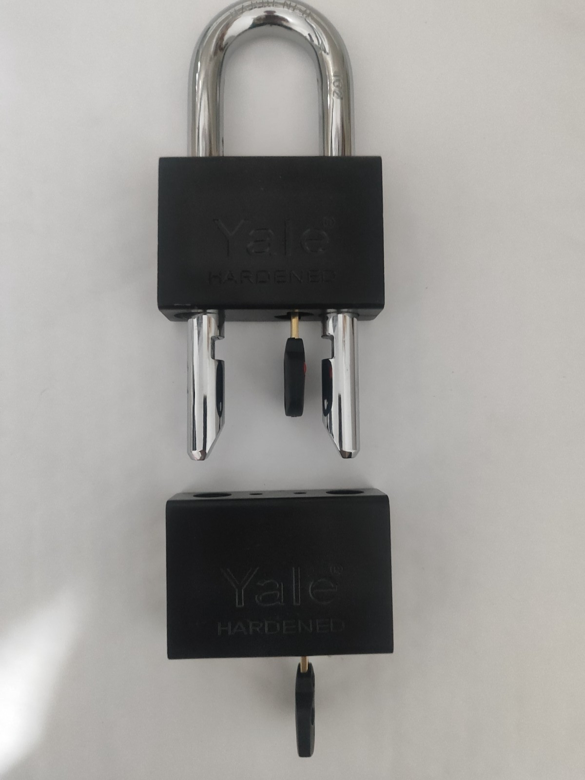 DUAL KEY PADLOCK JOINT ACCESS SECURITY LOCK ESCAPE ROOM HANDMADE PARTNER CONTROL