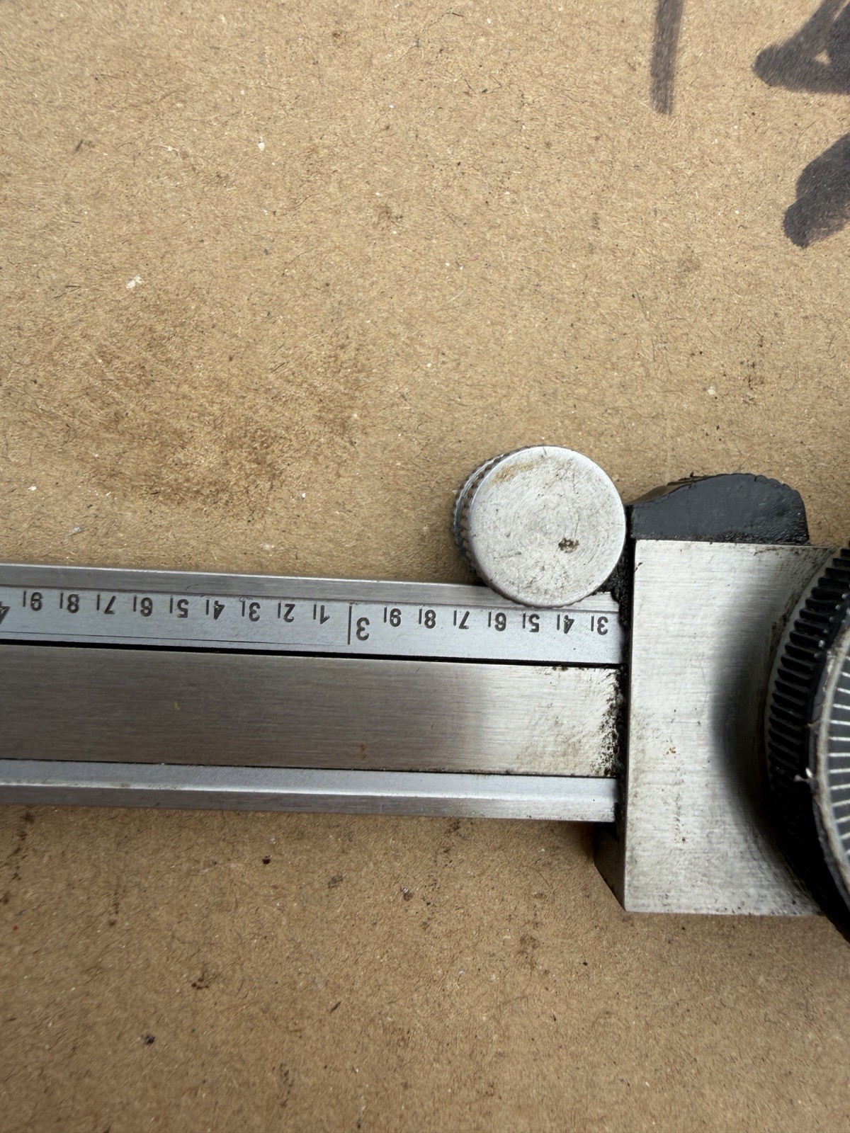 🗽SHOCK PROOF DIAL CALIPER MACHINIST/ TOOLMAKER Glass Missing