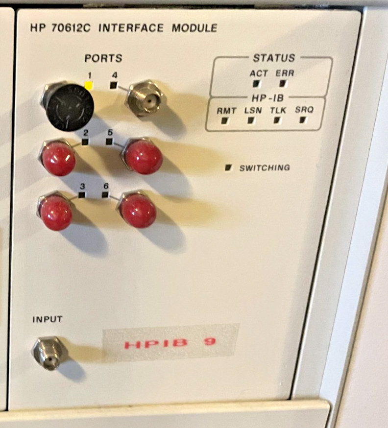 HP/Hewlett Packard 70612C Interface Plug-In Module for Agilent Spectrum Analyzer