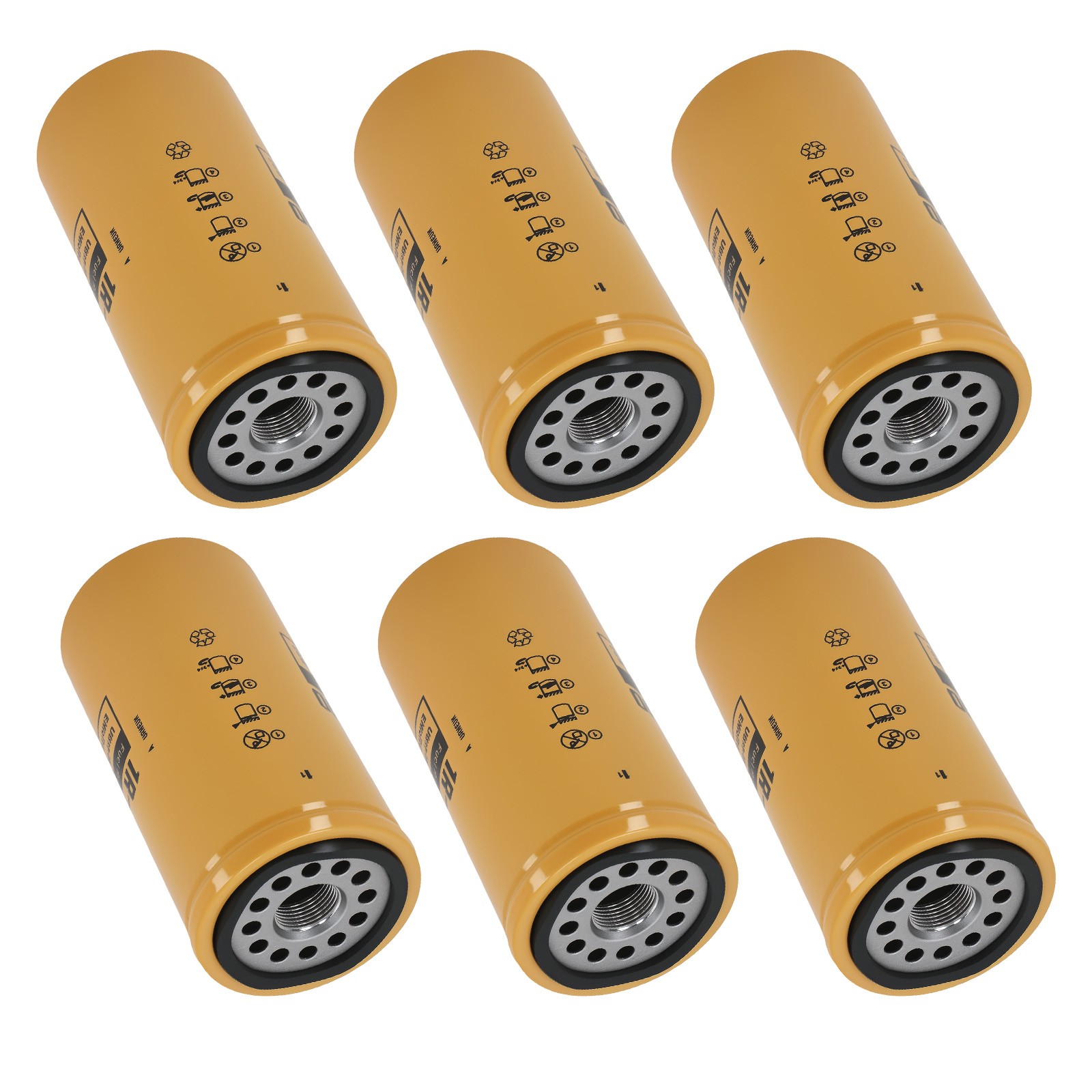 Engine Fuel Filter for CAT 3304/3306 Diesel 1R-0750 Easy Install 6PCS CAT-1R-750