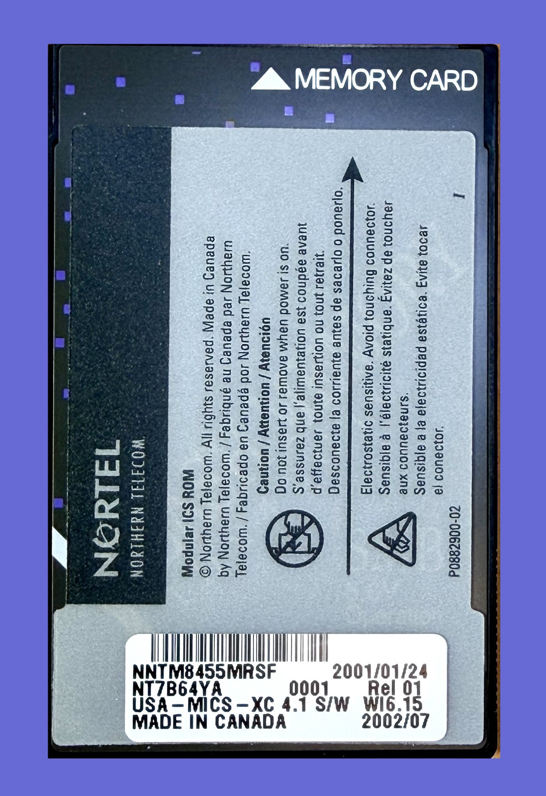 Nortel MICS DR 4.1 Software (NT7B64YA) Rel 01 Free Shipping #834