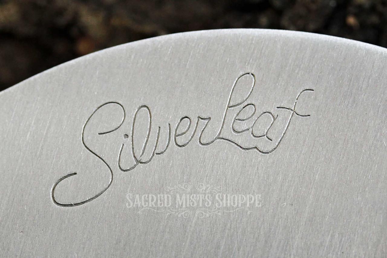 Silver Leaf Herb Folding Pocket Boline Ritual Work, Herb Knife, Altar Tools