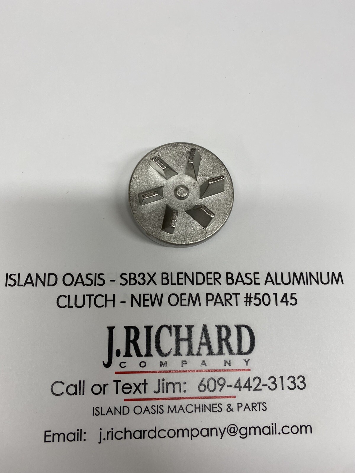 ISLAND OASIS - SB3X BLENDER MACHINE BASE STAINLESS CLUTCH - OEM PART #50145