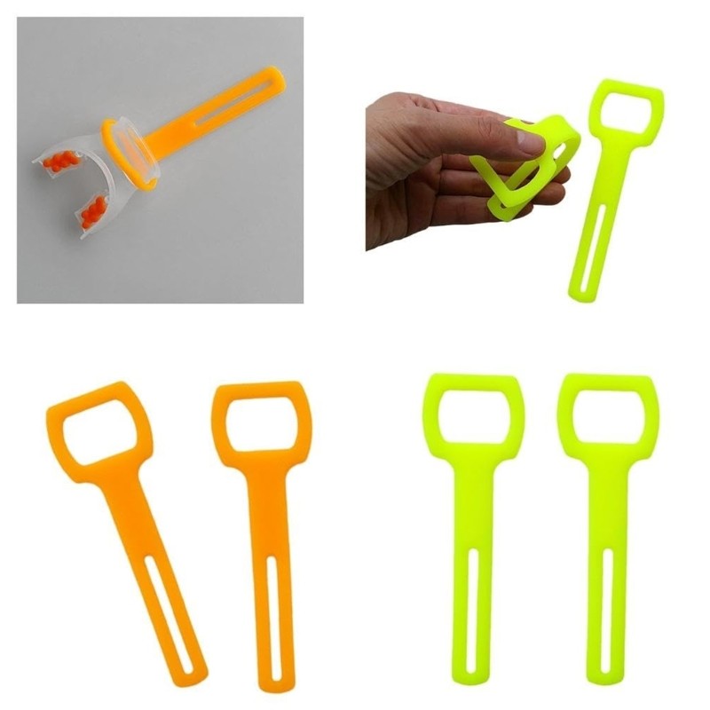 4pcs Adjustable Diving Strap Silicones Regulator Octopuses Wrap Holder