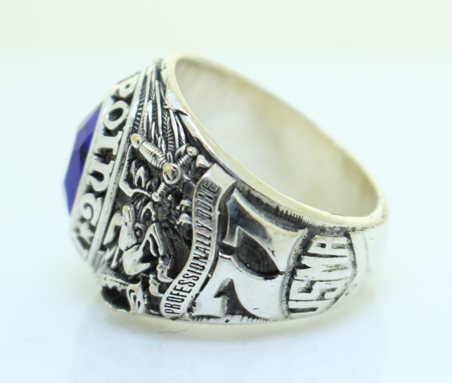 USMA US Army Military Academy West point 1971 Class Ring Size 10