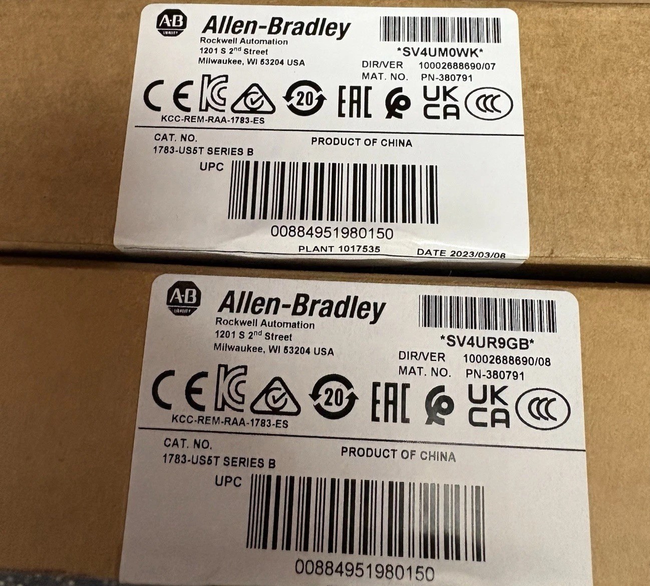 1PC NEW Allen-Bradley 1783-US5T Series B Stratix 2000 5T Port Unmanaged Switch