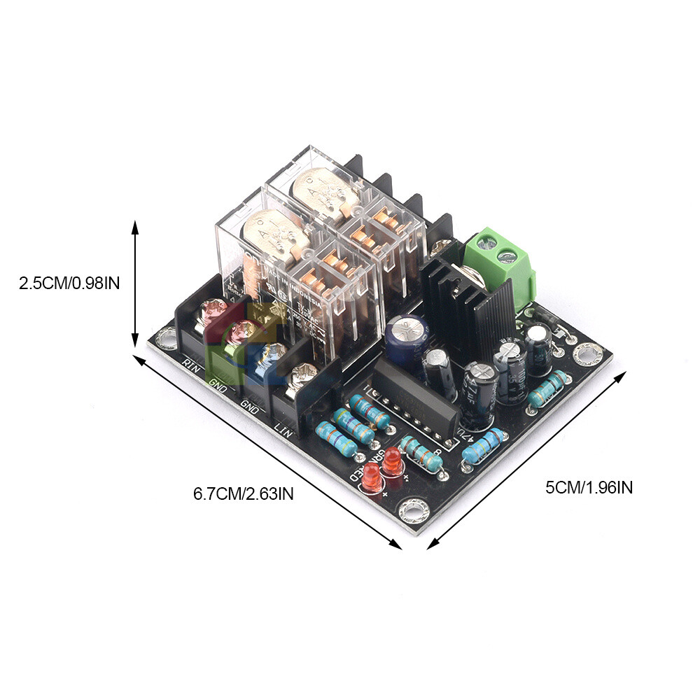 UPC1237 Double Parallel Japan Relay Horn Speaker Protection Board Module