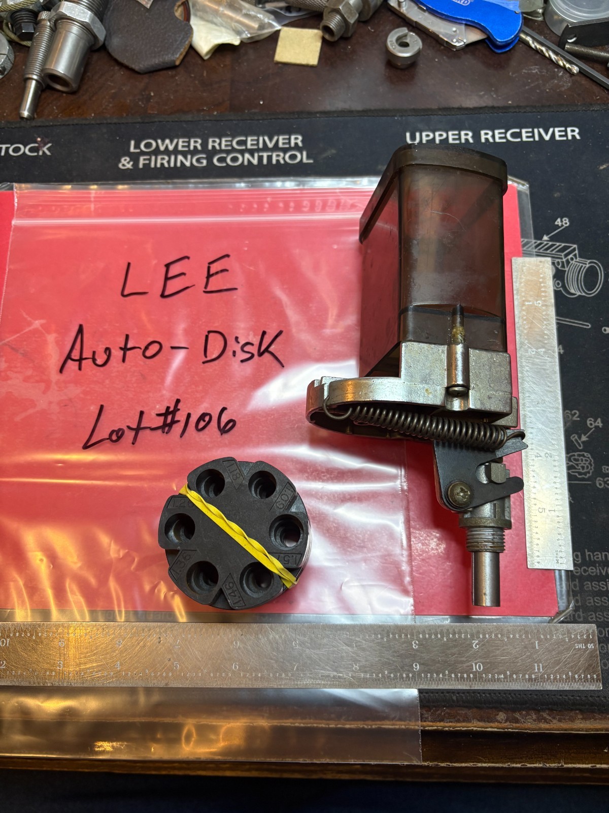 Lee AUTO Disk Powder Measure Lot#106