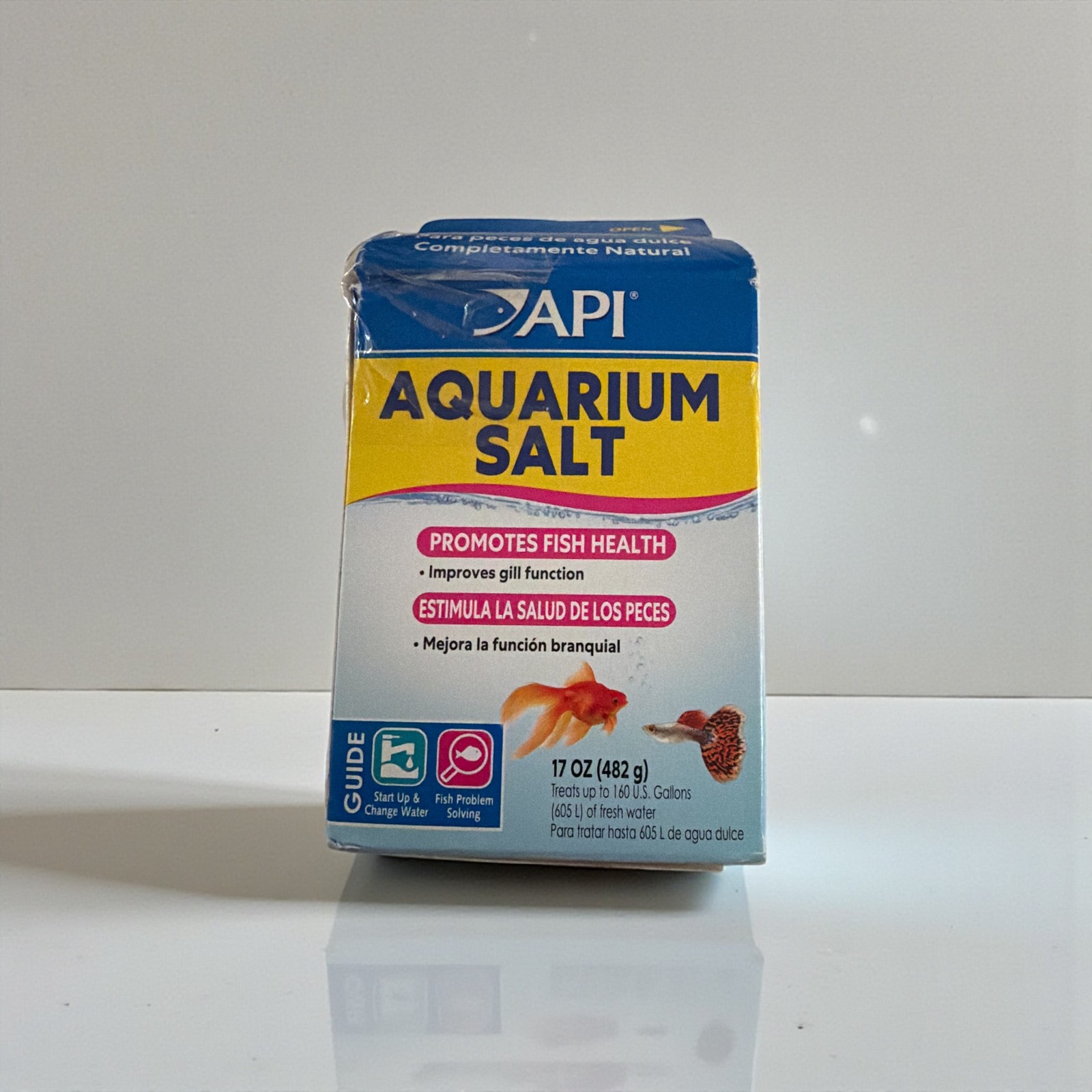 API AQUARIUM SALT Freshwater Aquarium Salt 17-Ounce Box 17 Oz