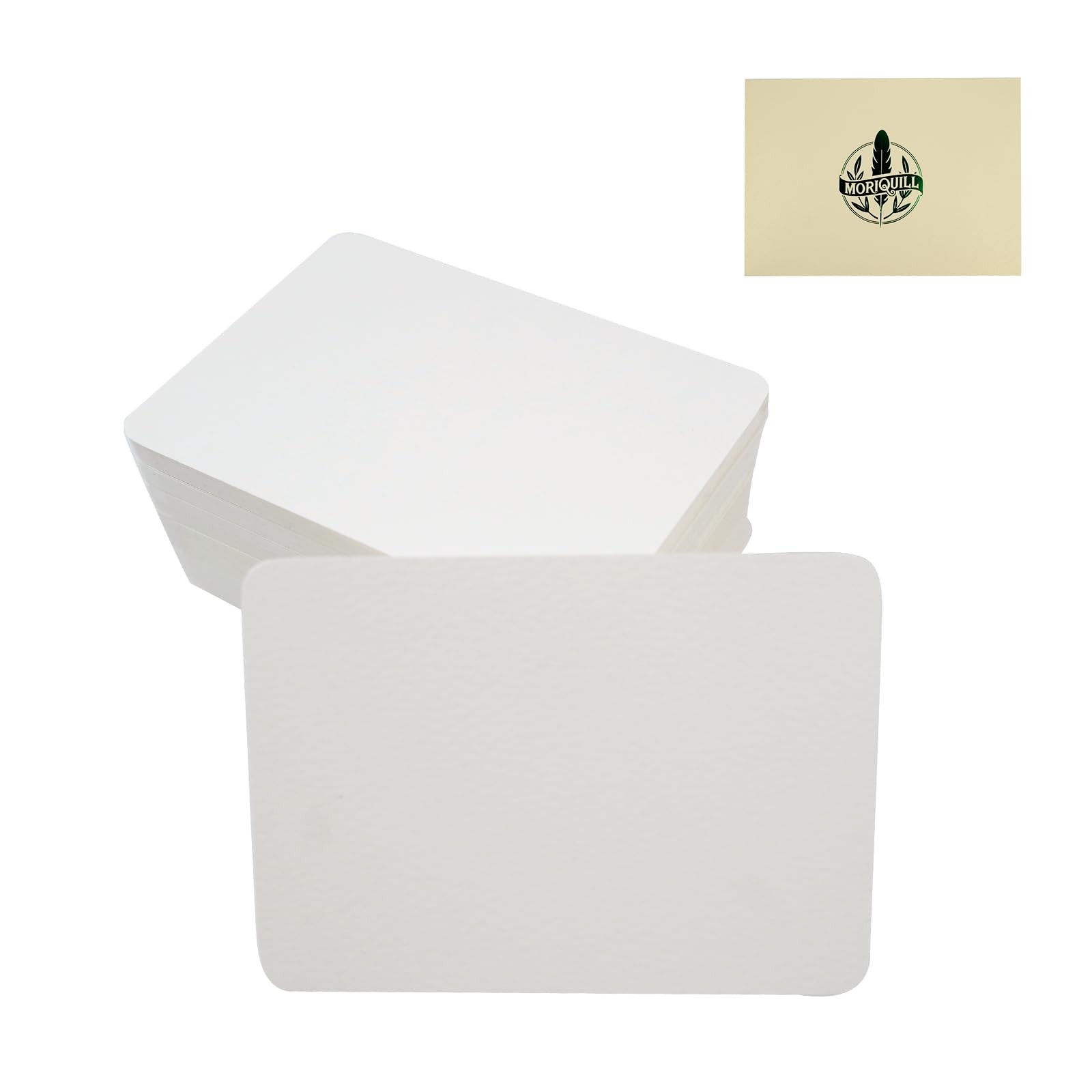 100 Sheets Watercolor Paper ATC Cards – 300gsm Cold Press, Close to 2.5 x 3.5...