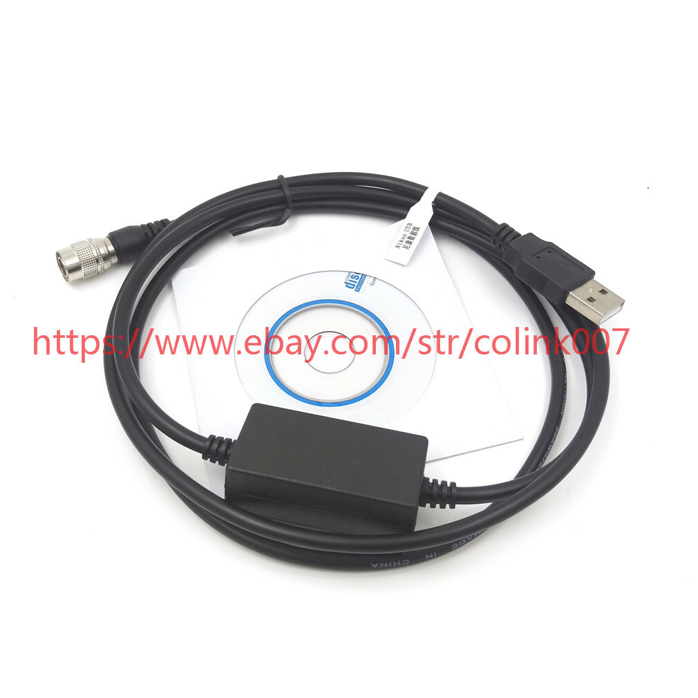 USB Data Cable for 6pin Nikon Total Stations DTM-322/352/452C/532 NPL-332,win7/8