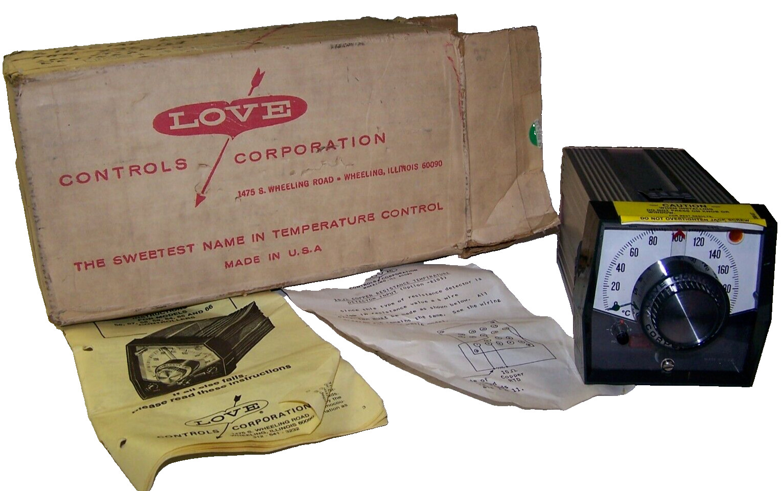 NEW LOVE CONTROLS SERIES 56 0 - 200°C TEMPERATURE CONTROLLER 290-663  /  56-8103