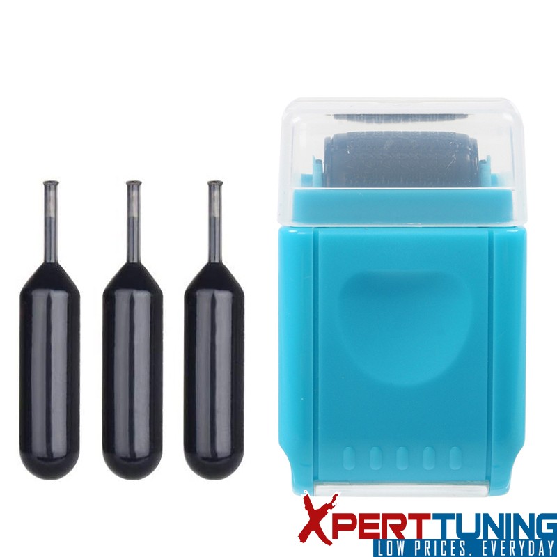 Identity Theft Protection Confidential ID Guard Wide Roller Stamp+3 Ink Refill
