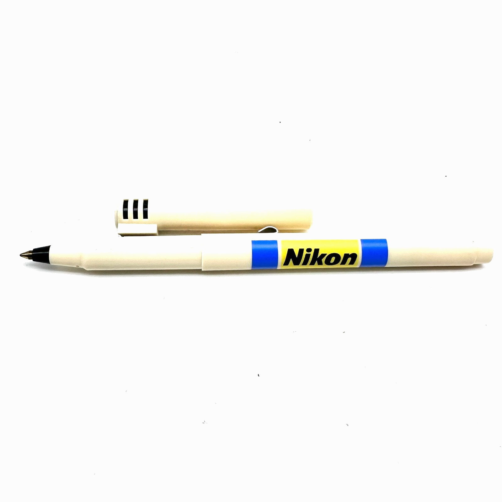 NOS Vintage MINT NIKON Black Ink Pen Fine Point Faber Castell Uniball WORKING