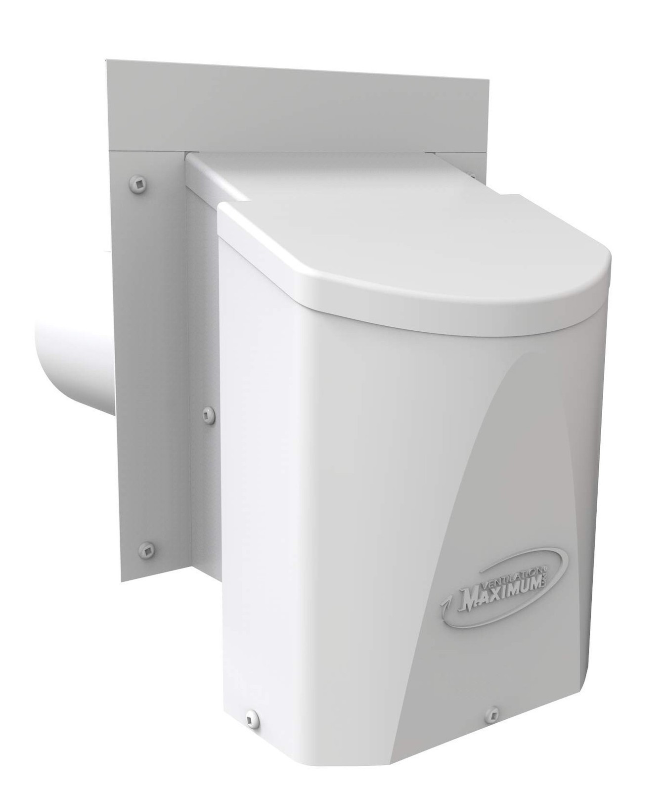 Ventilation Maximum 4'' Outdoor Wall Dryer Vent Cover, Bathroom Vent Cover, H...