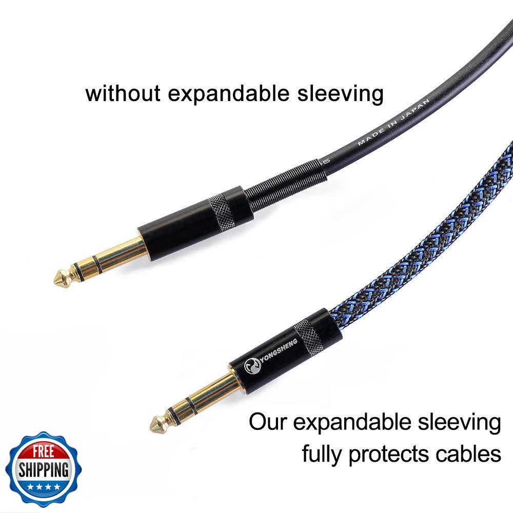 25ft - 1/2 inch PET Expandable Braided Sleeving – BlackBlue – Alex Tech Braid