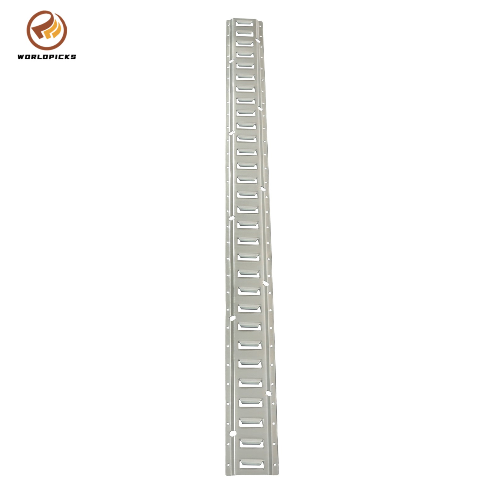 4 Piece 5' Galvanized E Track Rail Set Silver Finish Fit For Trailers Trucks