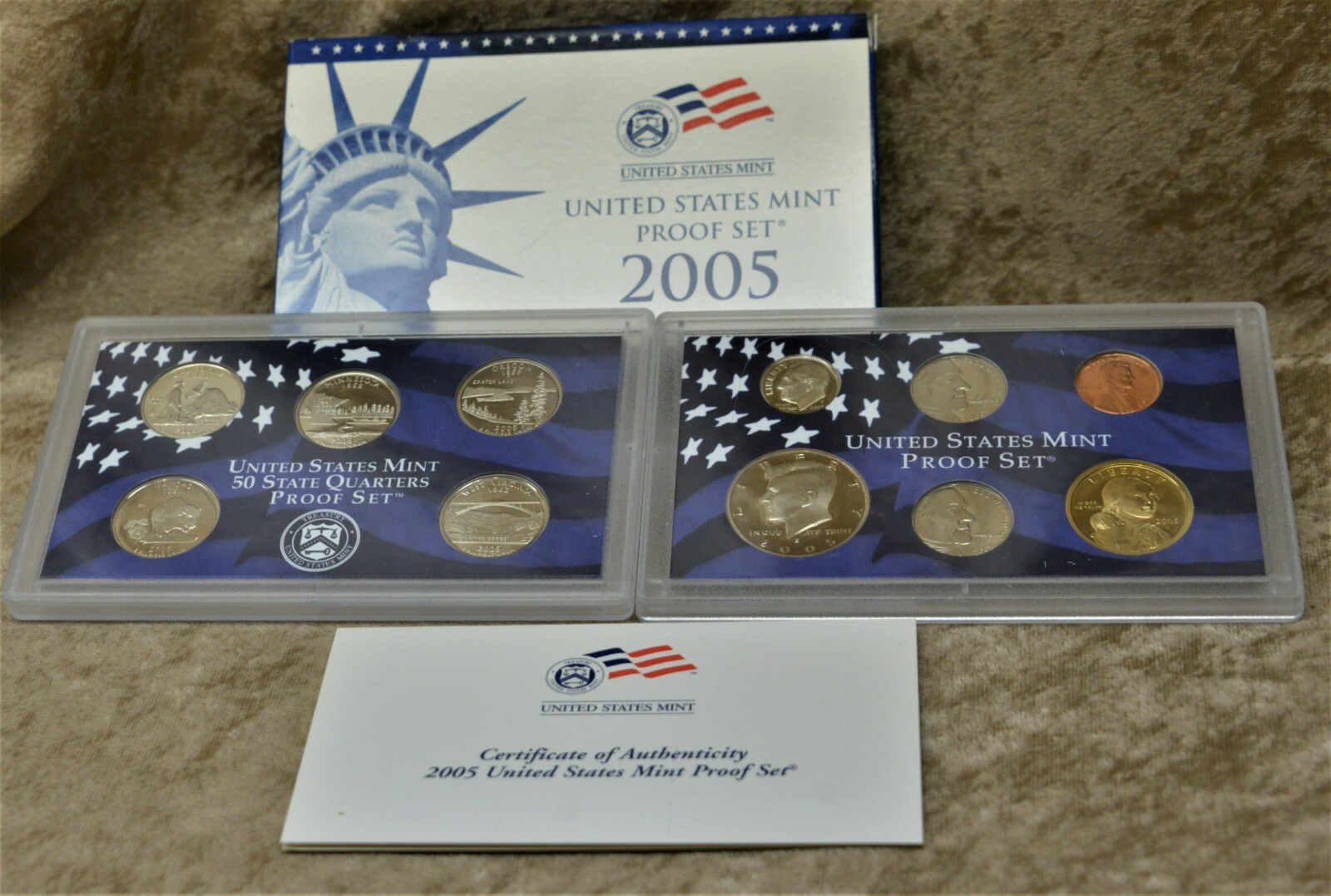 2005-S Proof Set United States US Mint, OGP & COA - 11 Coin Set - Free Shipping