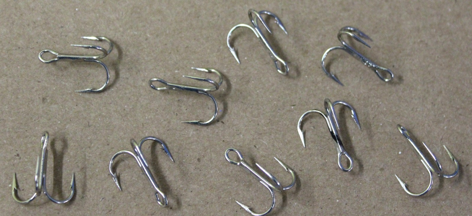 VMC Propak Fish Hook Round XHeavy Treble Size 8 Nickel 9Pcs 9650 NI 8-PP