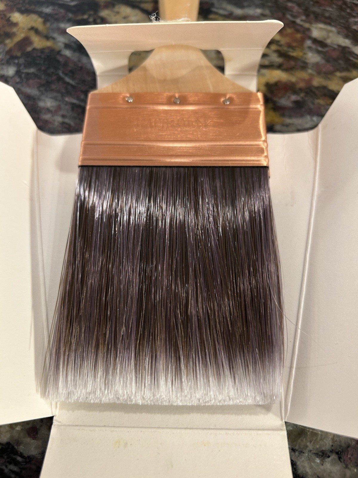 Purdy Elasco Flat 3" & 2" Dale Angle Edge Paint Brush Lot -Nylon/Polyester - NEW