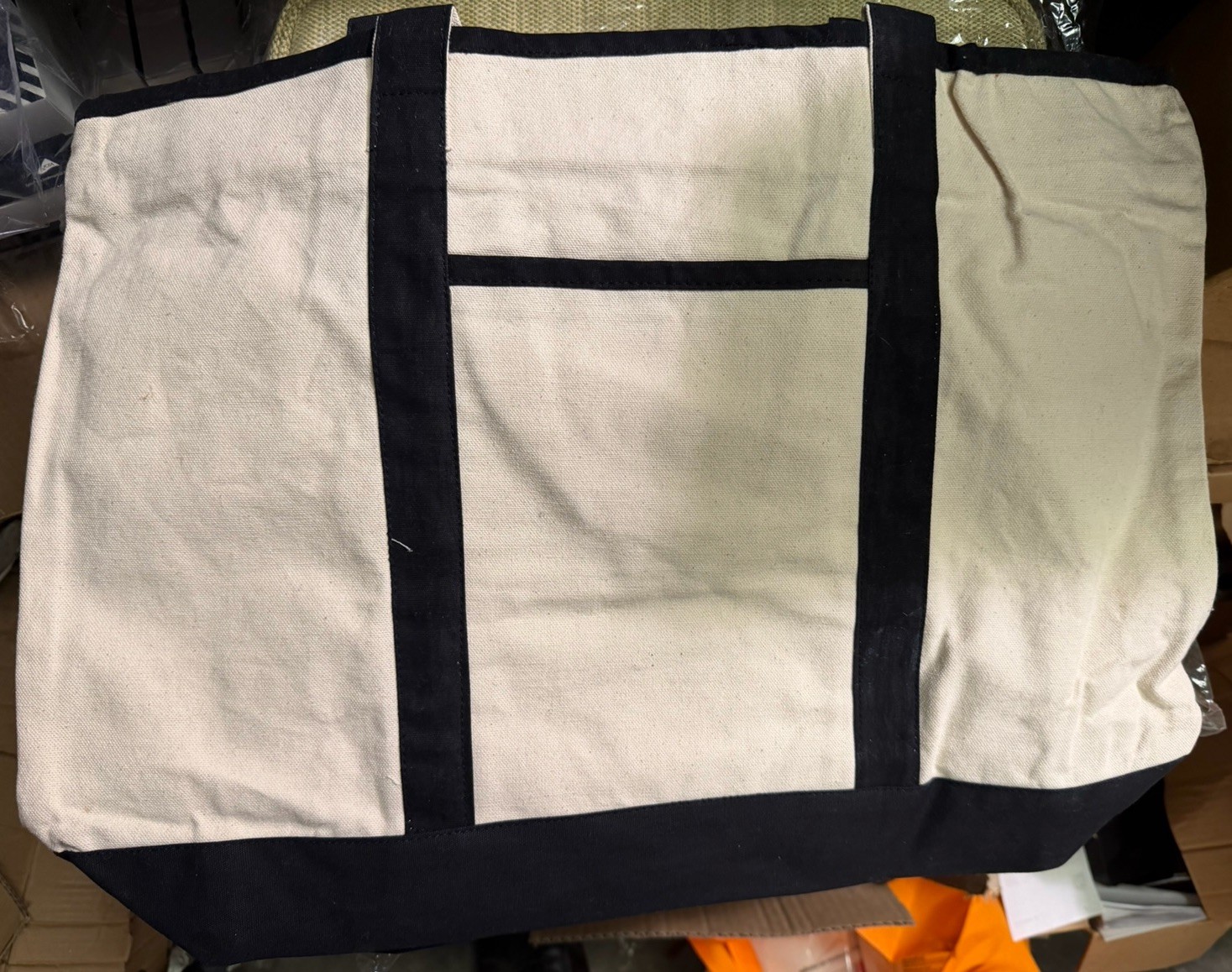 Tote Bag 21/15/5 Single Front Pocket Small Inner Zipper Pocket