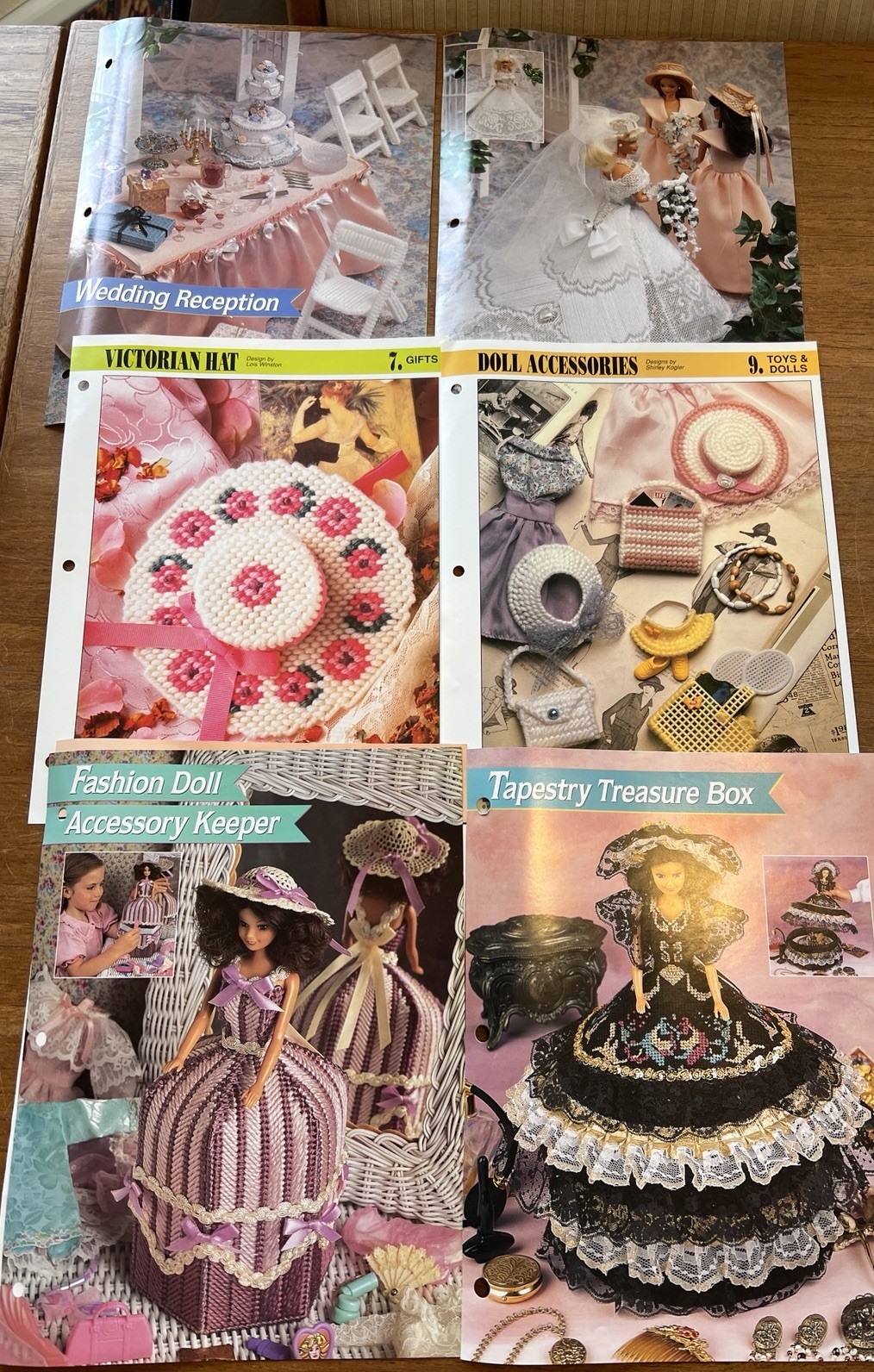 Annie's Attic International Plastic Canvas Club Binder With 54 Patterns