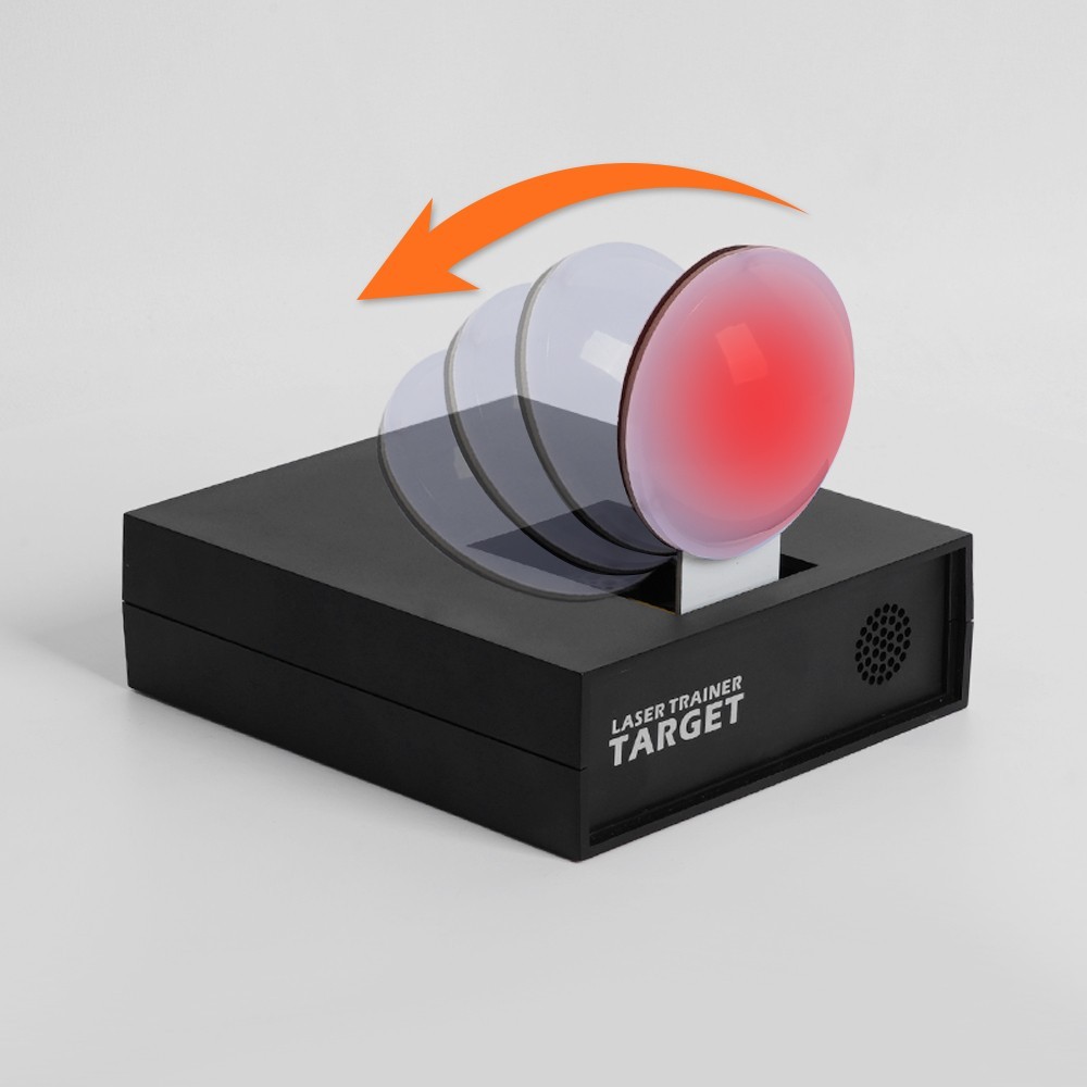 dry fire laser training target