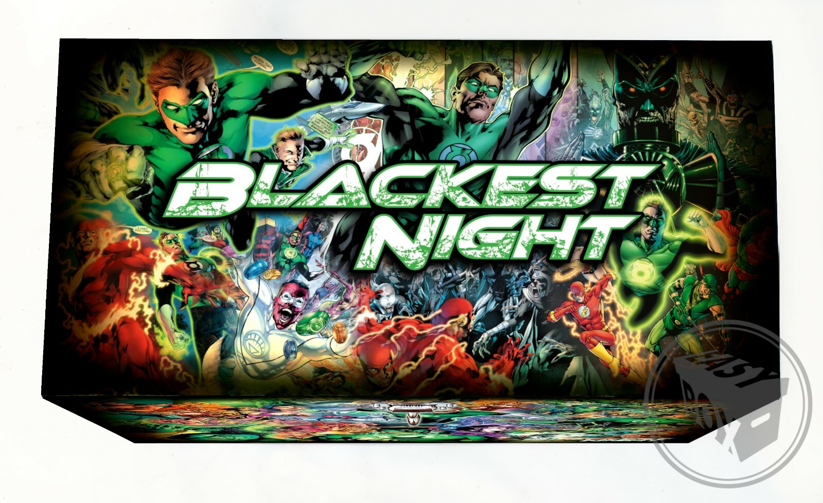 Blackest Night - Large Comic Book Hard Storage Box Chest MDF