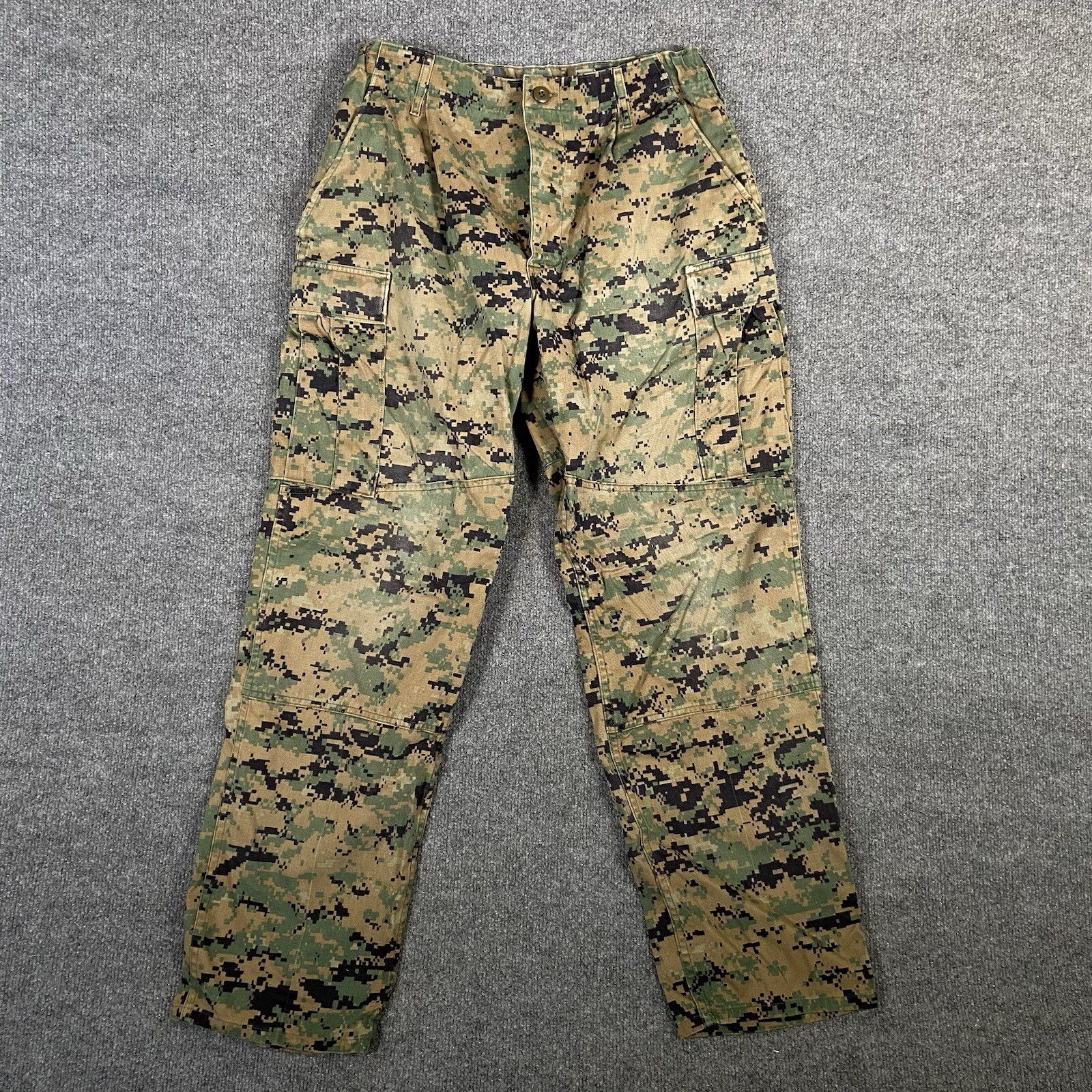 US Military Tactical Cargo Pants Men's Medium Regular Camo Cargo Pants