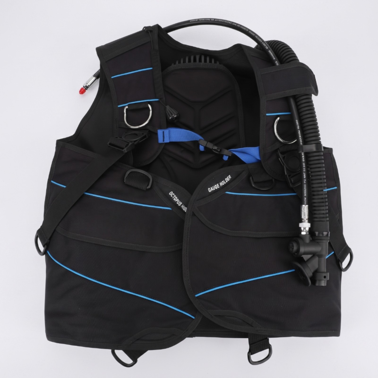 Jacket-Style BCD Adjustable Scuba BCD Padded for Recreational Divers