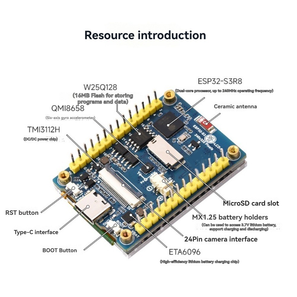 2----IPS Capacitive Touch Screen Development Board, 240 X 320 L9130