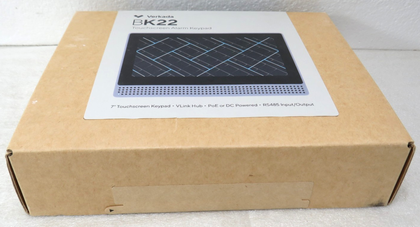 Verkada BK22-HW Touchscreen Alarm Keypad 1A-B1501-A (FACTORY SEALED) [CTA]
