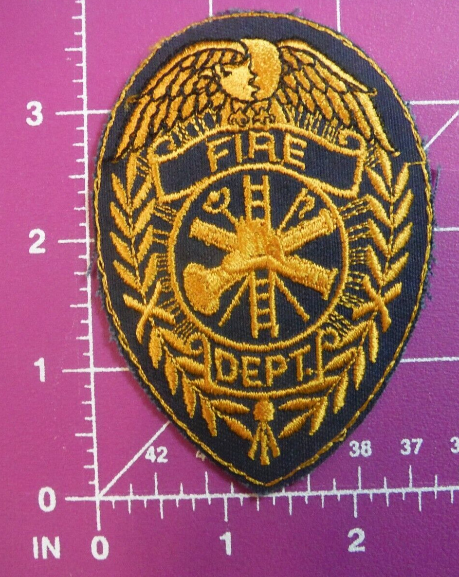 Vintage Gemsco Fire Department embroidered patch