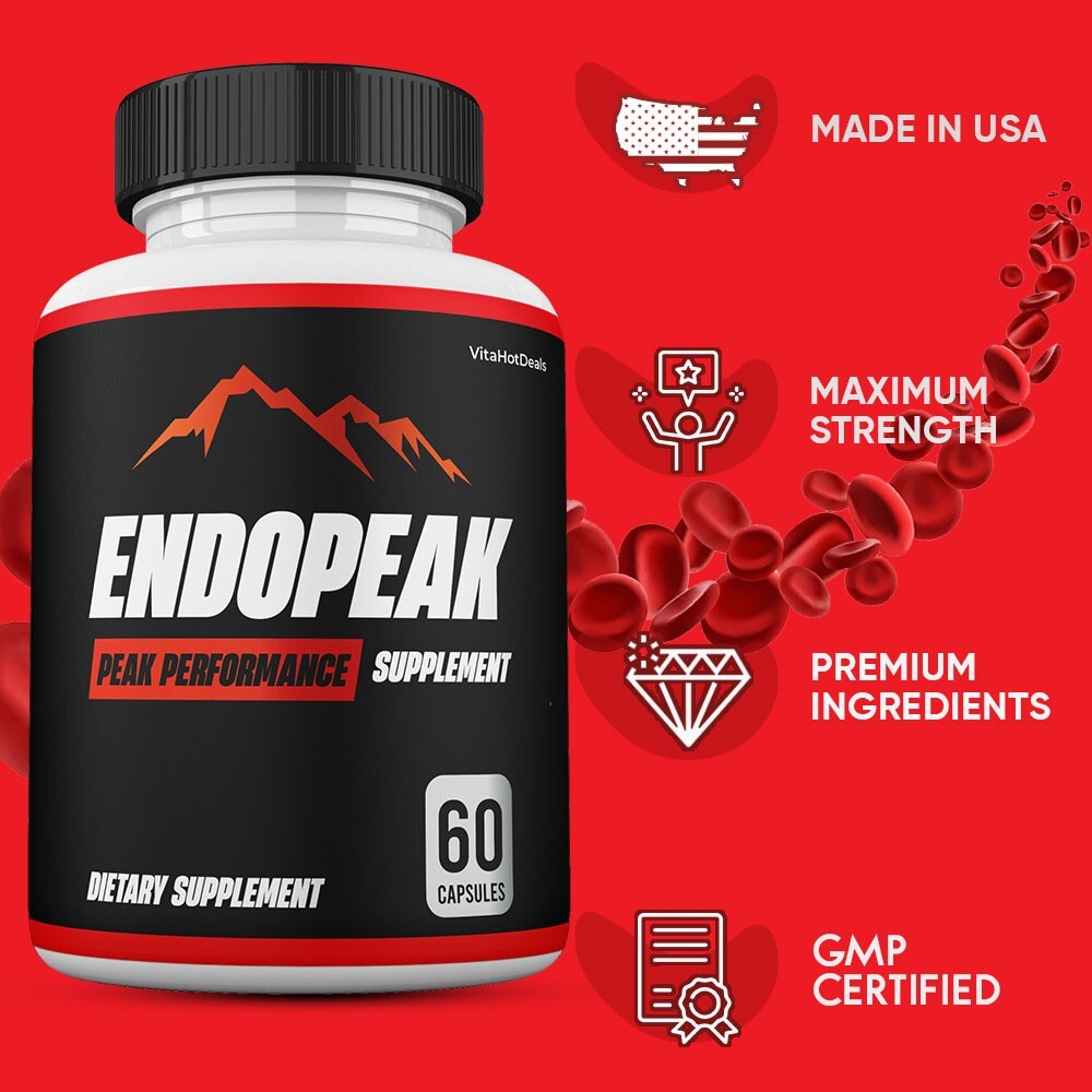 Endopeak Supplemement, Endopeak Pills High Potency Formula (3 Pack)