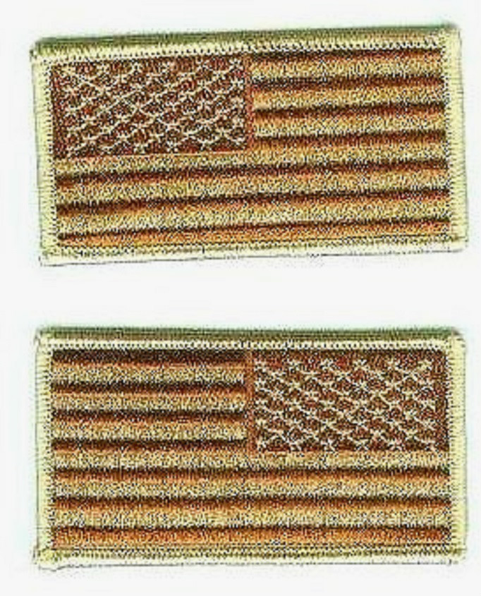 SEAL SPECIAL WARFARE MARSOC JOINT TASK FORCE ODA TAN CAMO vêlkrö US FLAG R + L