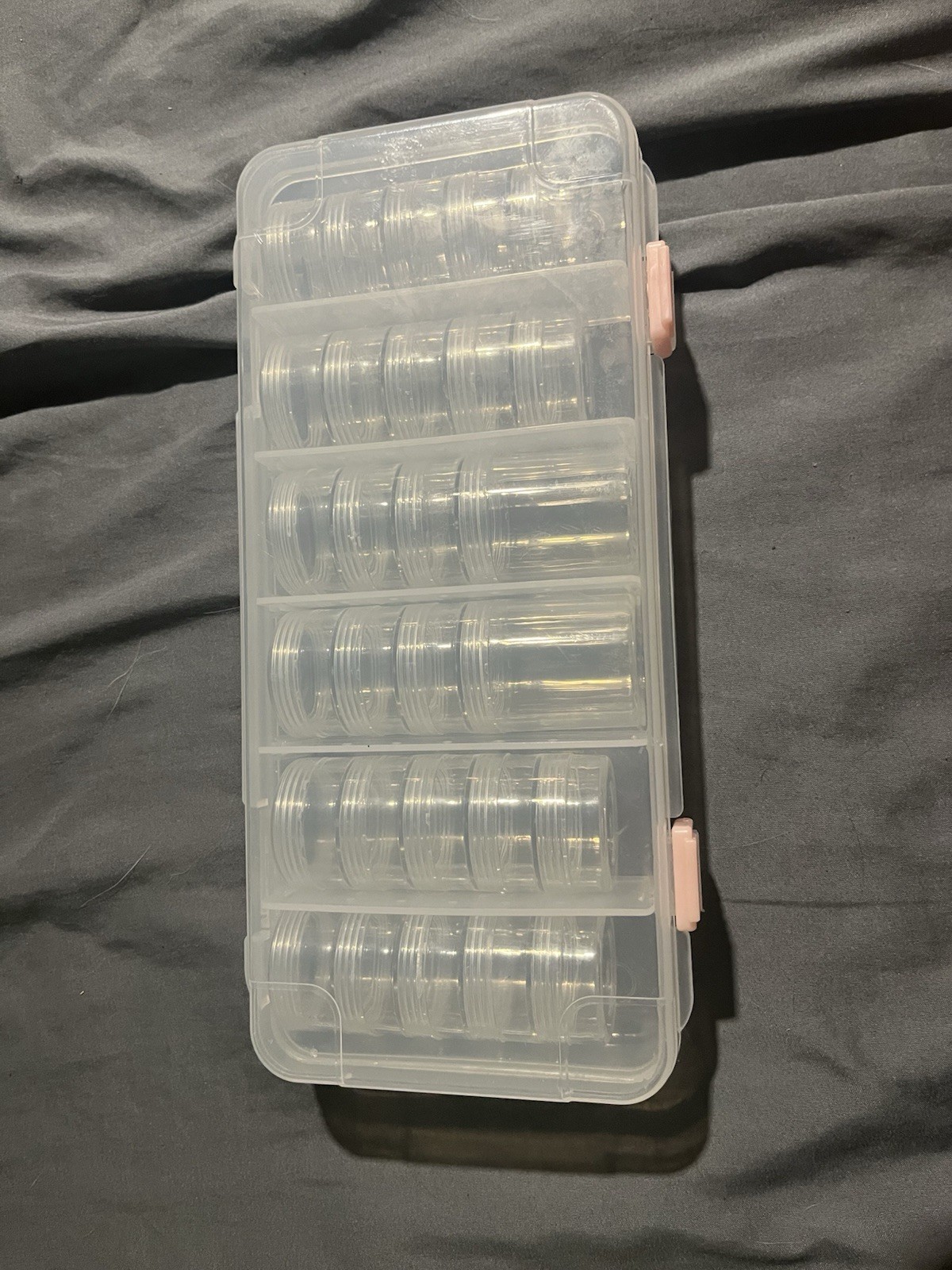 Clear Plastic Bead Storage Organizer Box with Multi-Compartments COMES WITH 2!!!
