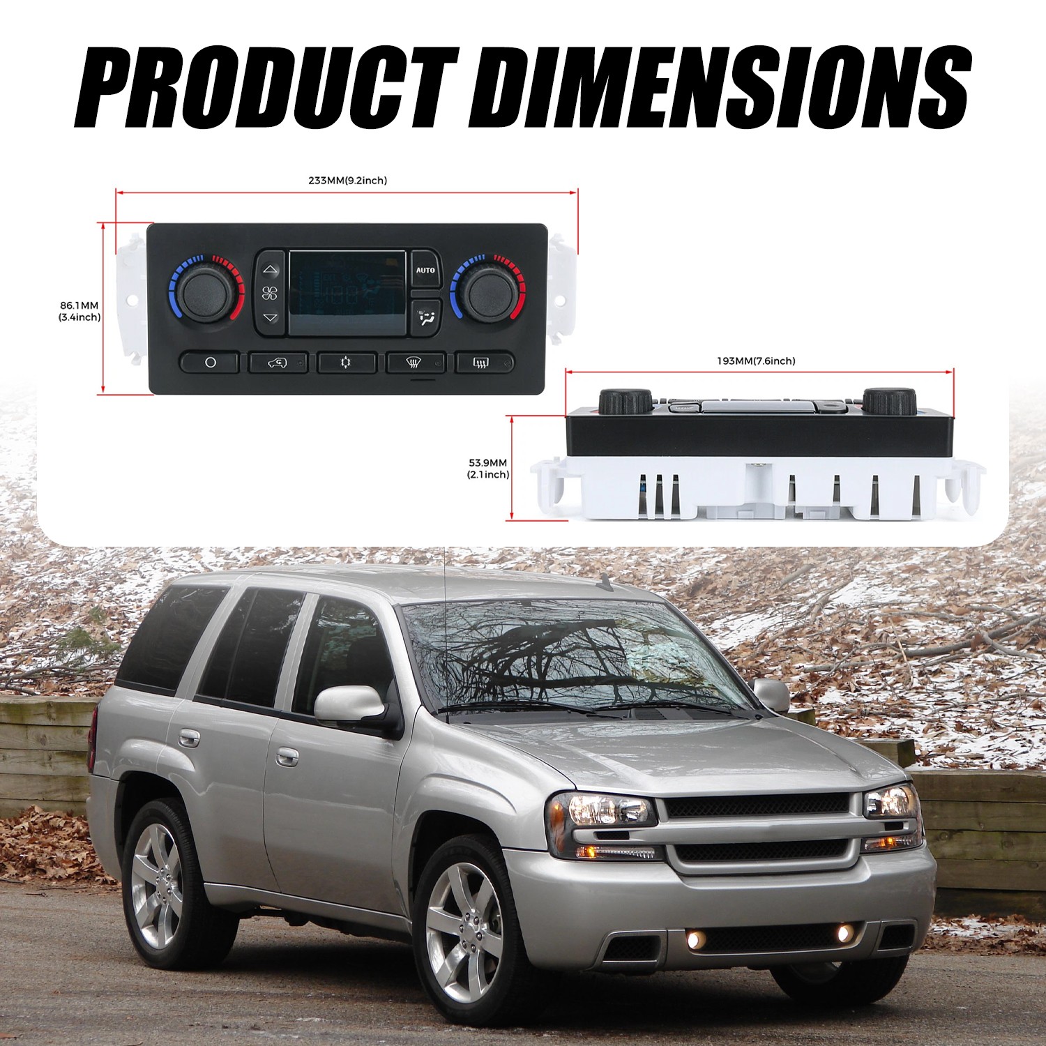AC Climate Temp Control Unit Fits for Cadillac Escalade Oldsmobile Bravada US