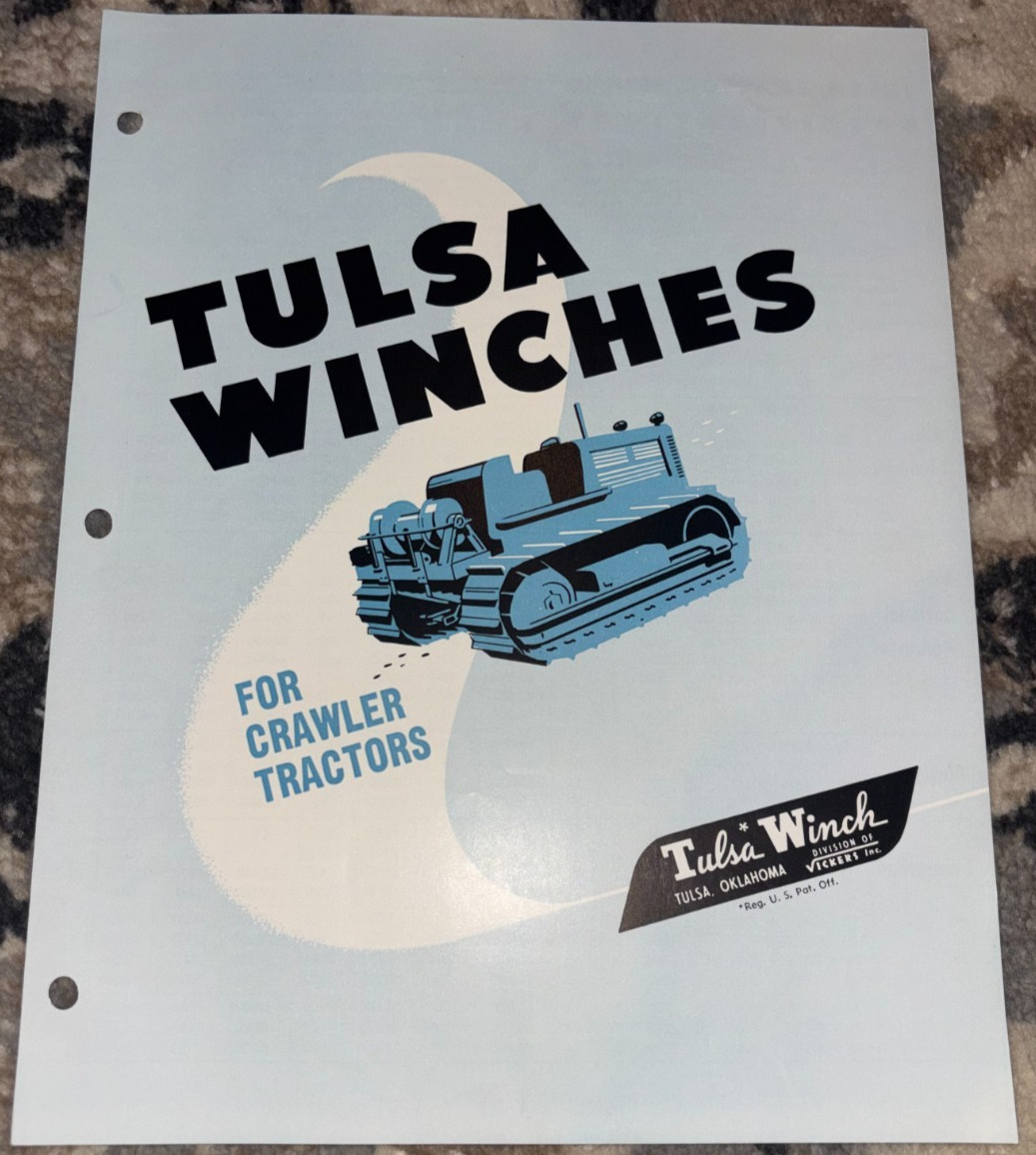 Tulsa Winch for Crawler Tractors Brochure AMIL25
